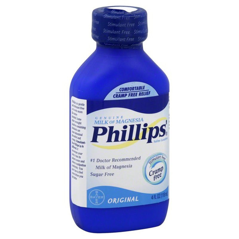 Philips Milk of Magnesia, Genuine, Original (4 oz)