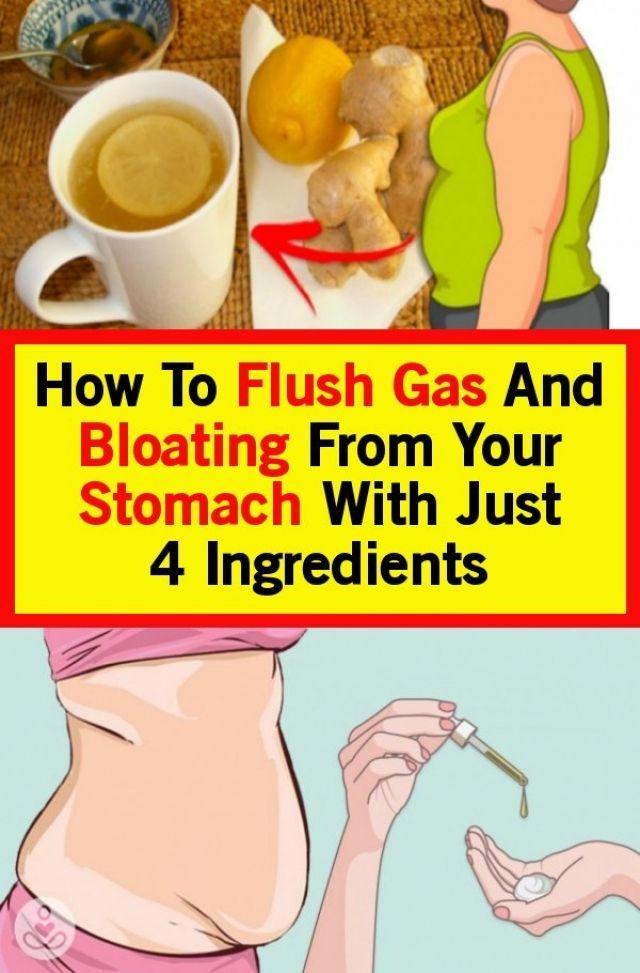 How to flush gas with 4 ingredients from your stomach in ...
