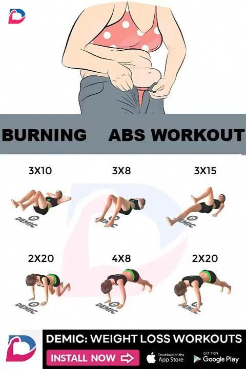 Pin on weight loss exercise for stomach video