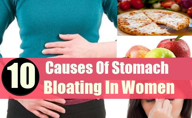 10 CAUSES OF STOMACH BLOATING IN WOMEN