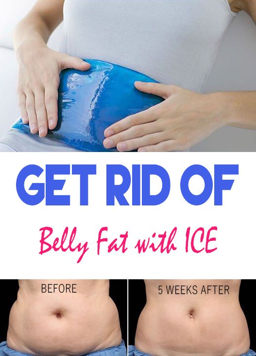 Get rid of Belly Fat with Ice