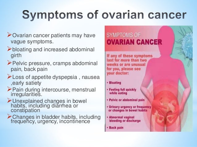 Ovarian &  endometrial cancer