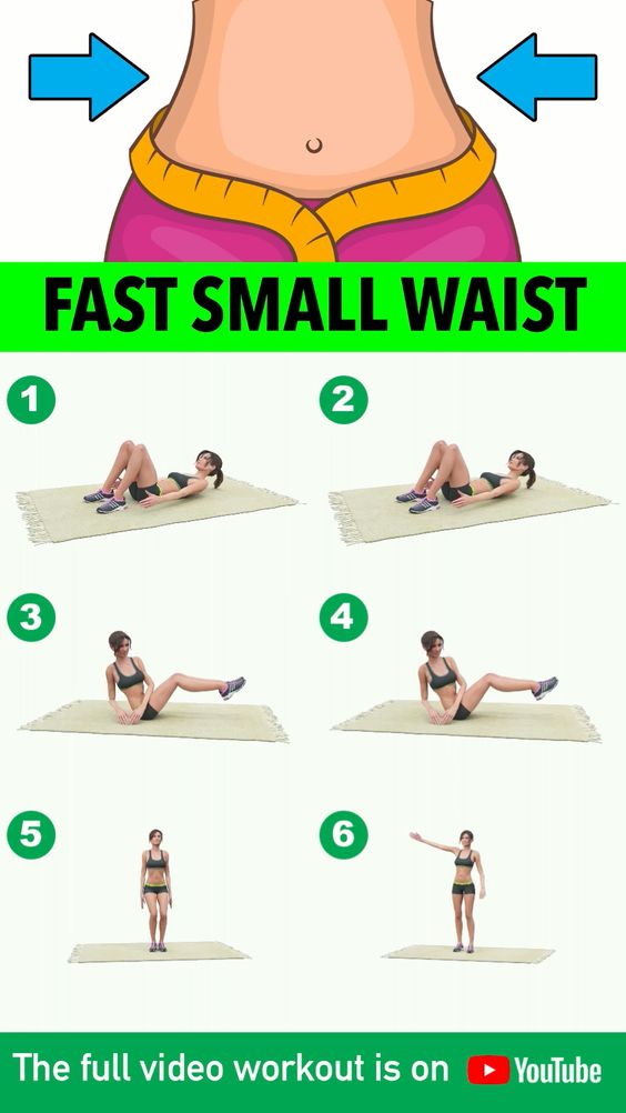 Flat Stomach Workouts: Fast Small Waist Workout (11 Minutes)