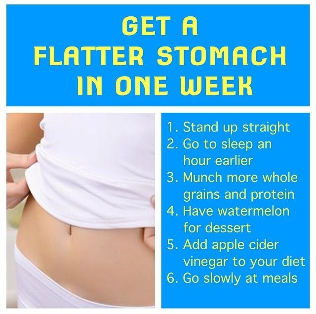 Flatter stomach