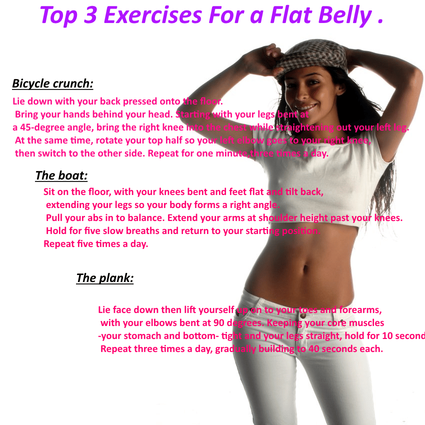 the best of fitness: Here are 3 amazing flat belly exercises that you ...