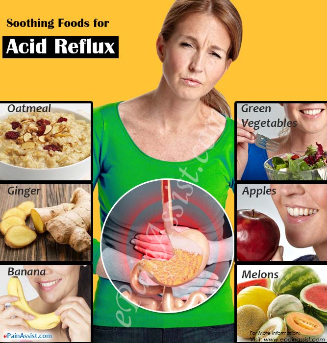 Soothing Foods for Acid Reflux