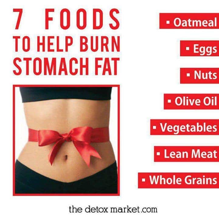 7 foods to help burn Stomach fat